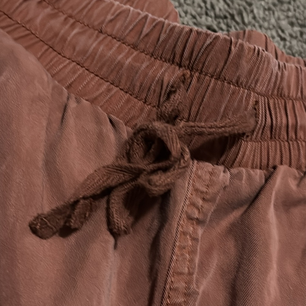 Universal Thread Lyocell Pull On Shorts-Sz M-Rusty Brick Color-Pockets-EUC - Picture 4 of 13